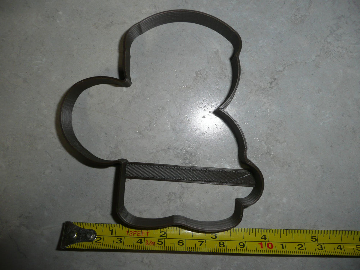 Gingerbread Boy with Candy Cane Christmas Cookie Cutter Made In USA PR3144
