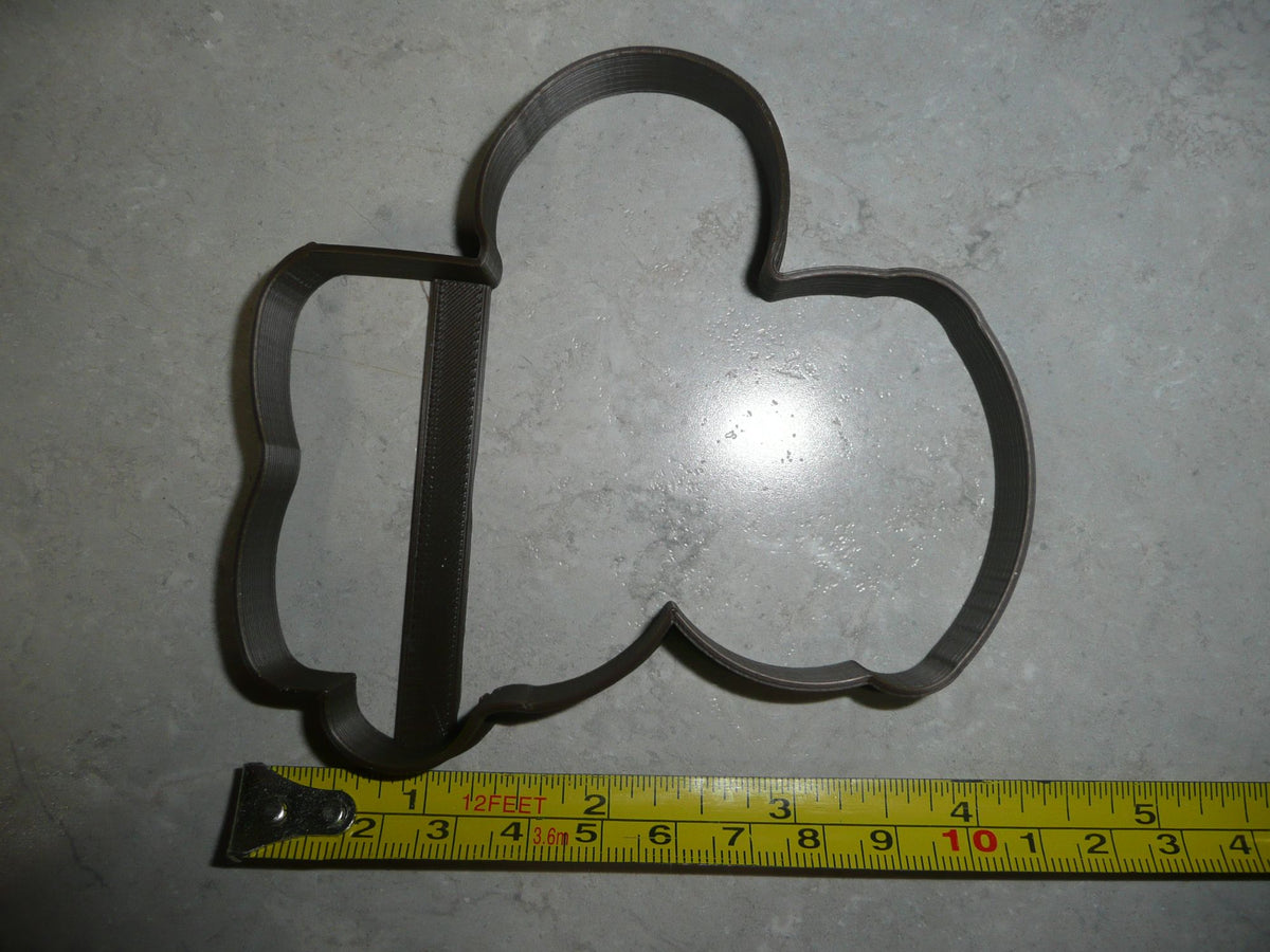 Gingerbread Boy with Candy Cane Christmas Cookie Cutter Made In USA PR3144
