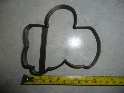 Gingerbread Boy with Candy Cane Christmas Cookie Cutter Made In USA PR3144