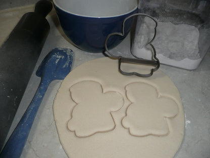 Gingerbread Boy with Candy Cane Christmas Cookie Cutter Made In USA PR3144