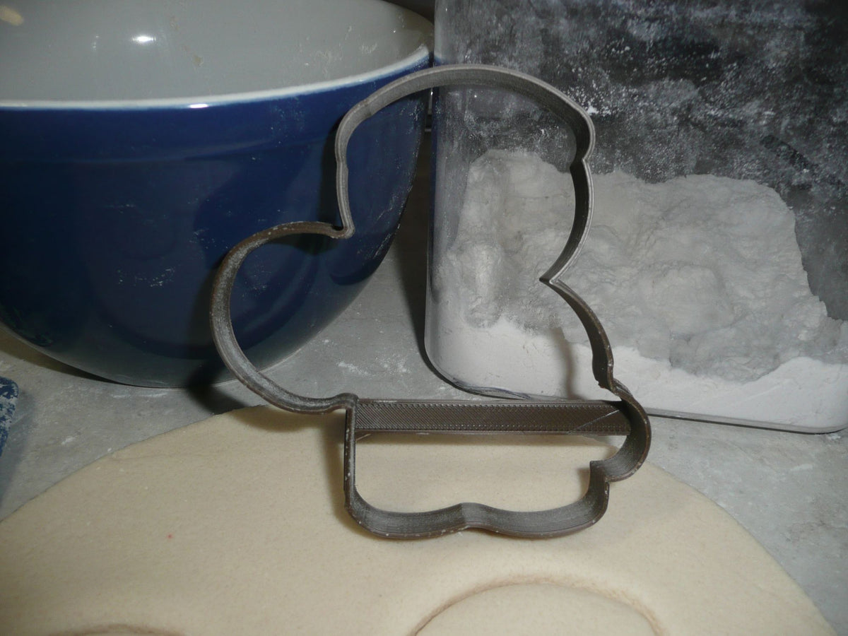 Gingerbread Boy with Candy Cane Christmas Cookie Cutter Made In USA PR3144