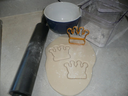 Crown Outline Head Piece Royal Noble Cookie Cutter Made In USA PR2111