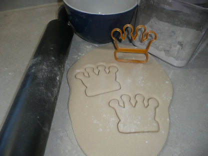 Crown Outline Head Piece Royal Noble Cookie Cutter Made In USA PR2111
