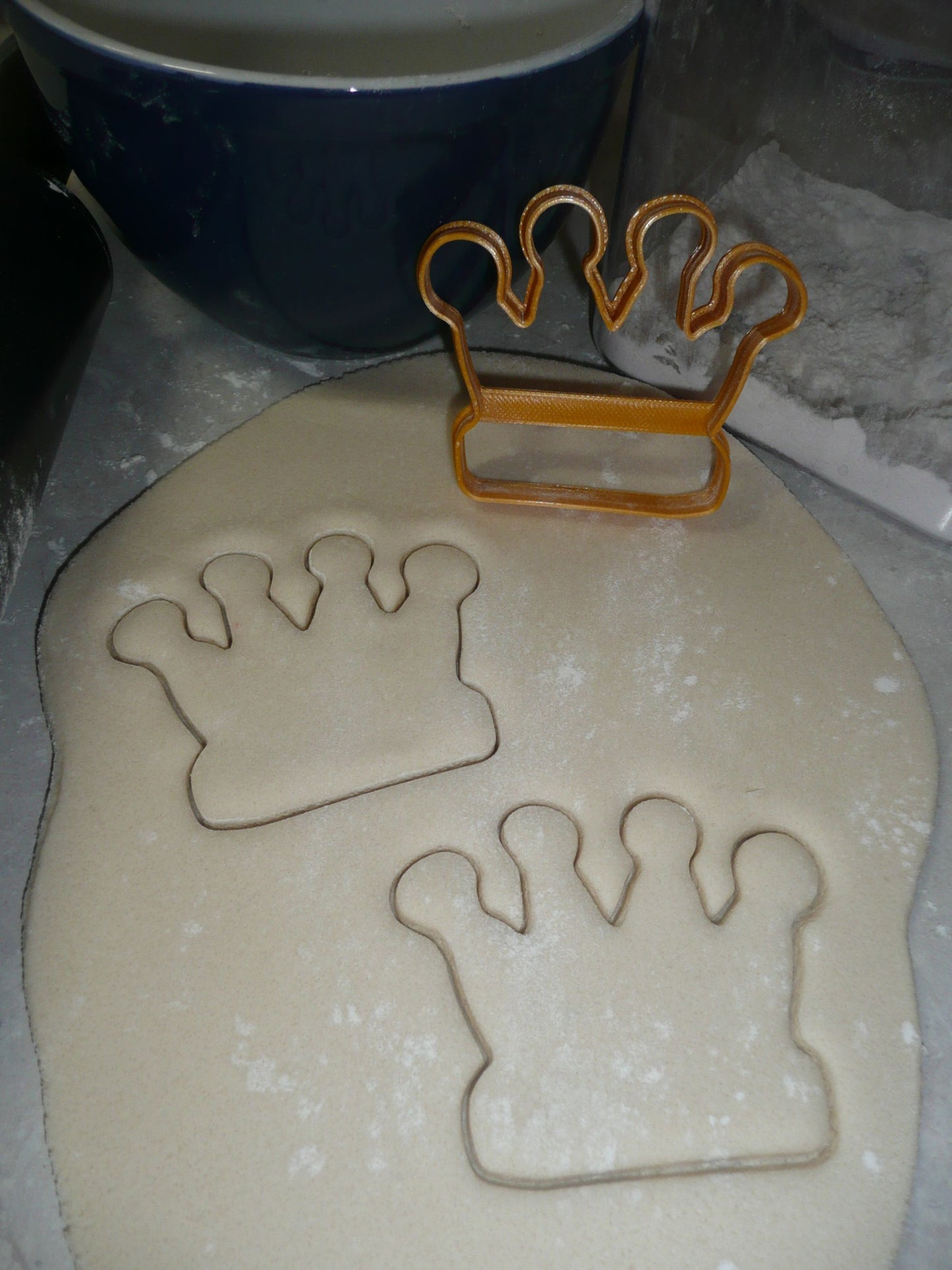 Crown Outline Head Piece Royal Noble Cookie Cutter Made In USA PR2111