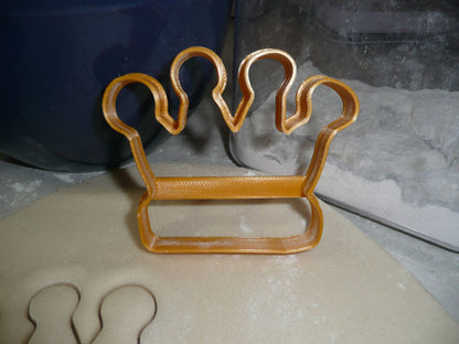 Crown Outline Head Piece Royal Noble Cookie Cutter Made In USA PR2111