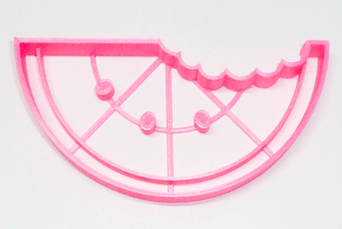 Watermelon With Bite Seeds Summer Snack Cookie Cutter Made In USA PR2296