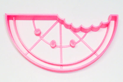 Watermelon With Bite Seeds Summer Snack Cookie Cutter Made In USA PR2296