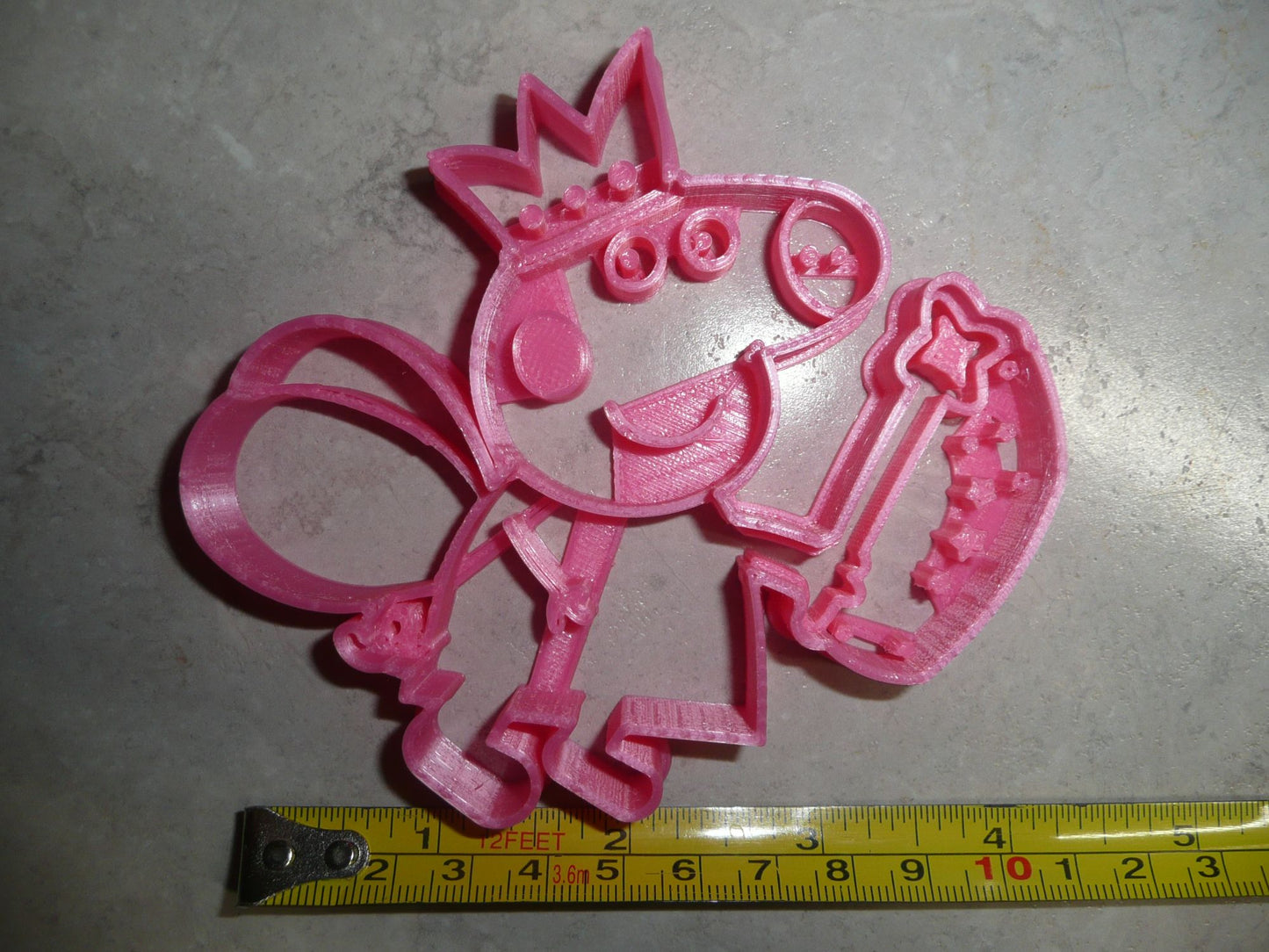 Peppa Pig Fairy Cartoon Kids TV Show Cookie Cutter Made In USA PR2236