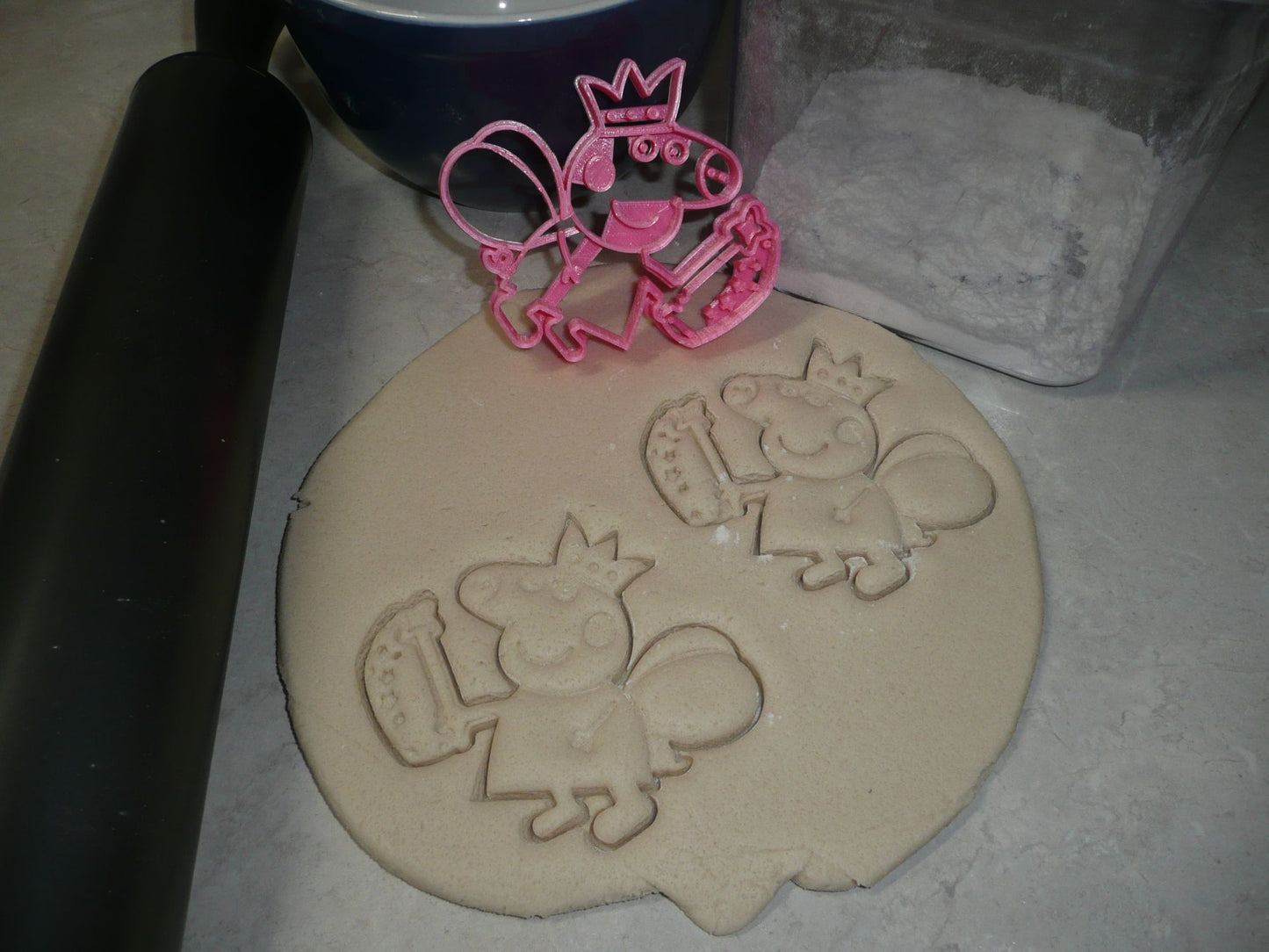 Peppa Pig Fairy Cartoon Kids TV Show Cookie Cutter Made In USA PR2236