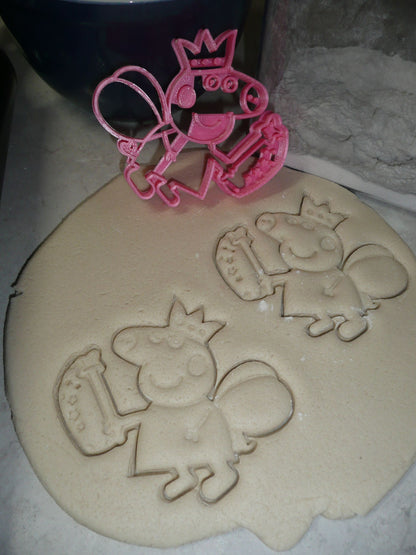 Peppa Pig Fairy Cartoon Kids TV Show Cookie Cutter Made In USA PR2236