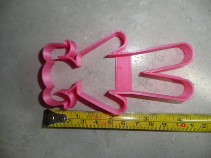 Girl with Pigtails Full Body Outline Cookie Cutter Made In USA PR2283