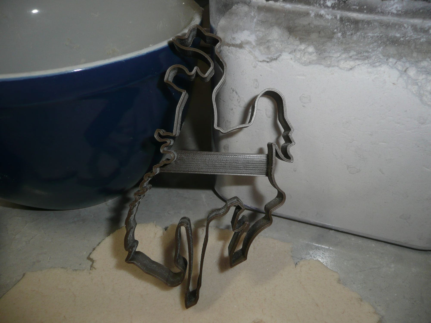 Bucking Horse Bronco and Rider Cowboy Rodeo Cookie Cutter Made In USA PR2097