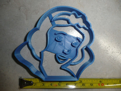 Snow White Face Detailed Animated Kids Movie Cookie Cutter Made In USA PR2920