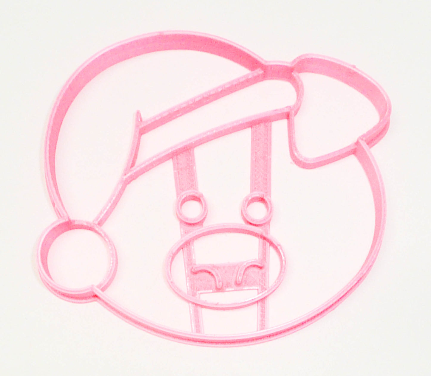 Santa Pig Head Farm Animal Christmas Cookie Cutter Made In USA PR2294