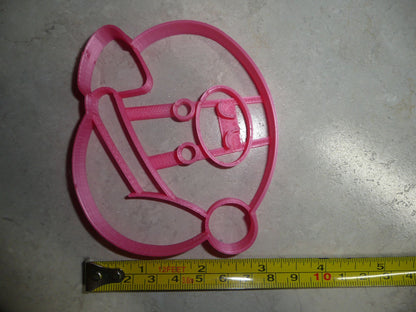 Santa Pig Head Farm Animal Christmas Cookie Cutter Made In USA PR2294