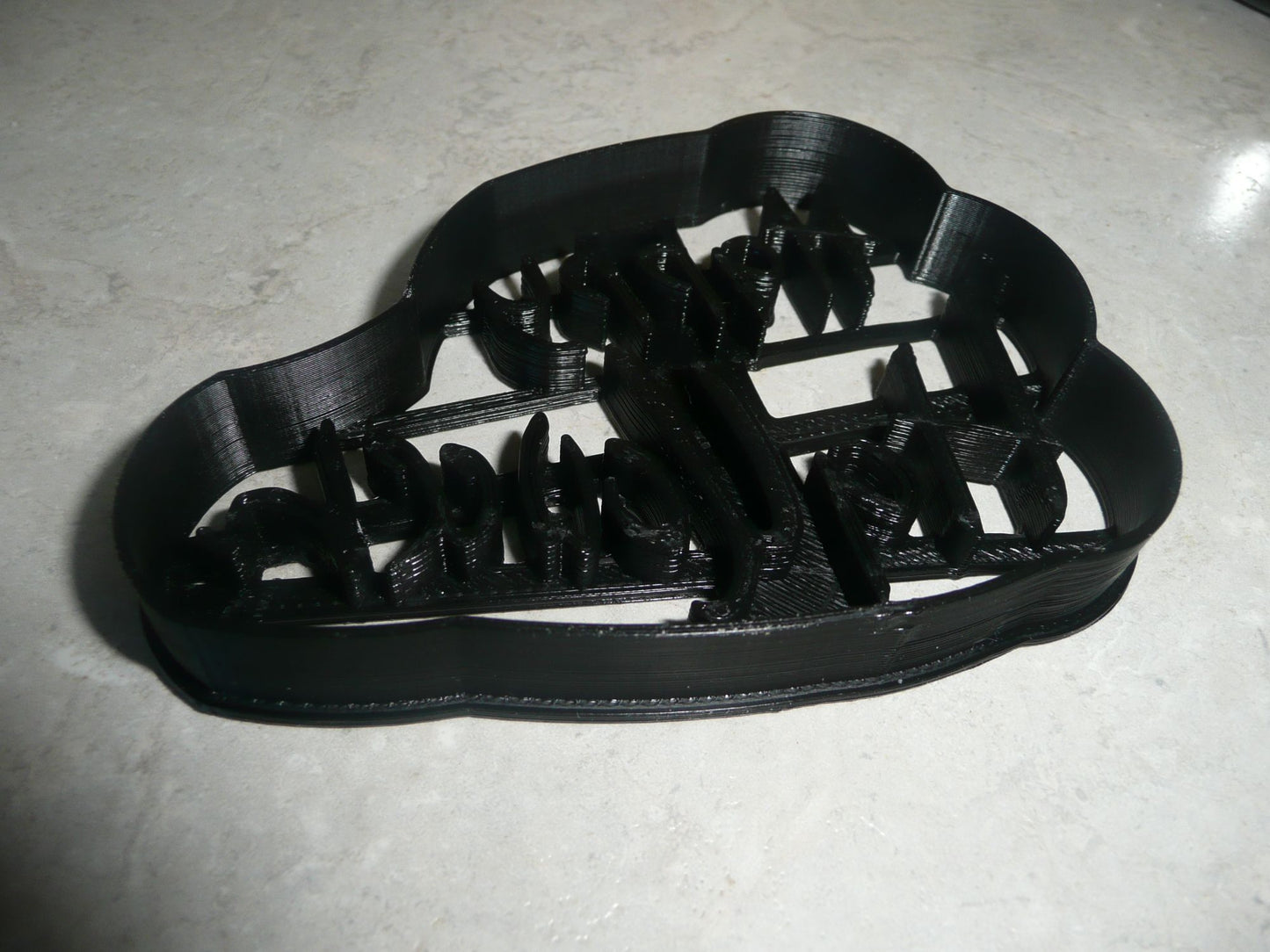 Happy Halloween Words Scary Font Letters Cookie Cutter Made In USA PR3022