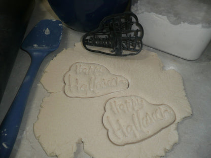 Happy Halloween Words Scary Font Letters Cookie Cutter Made In USA PR3022