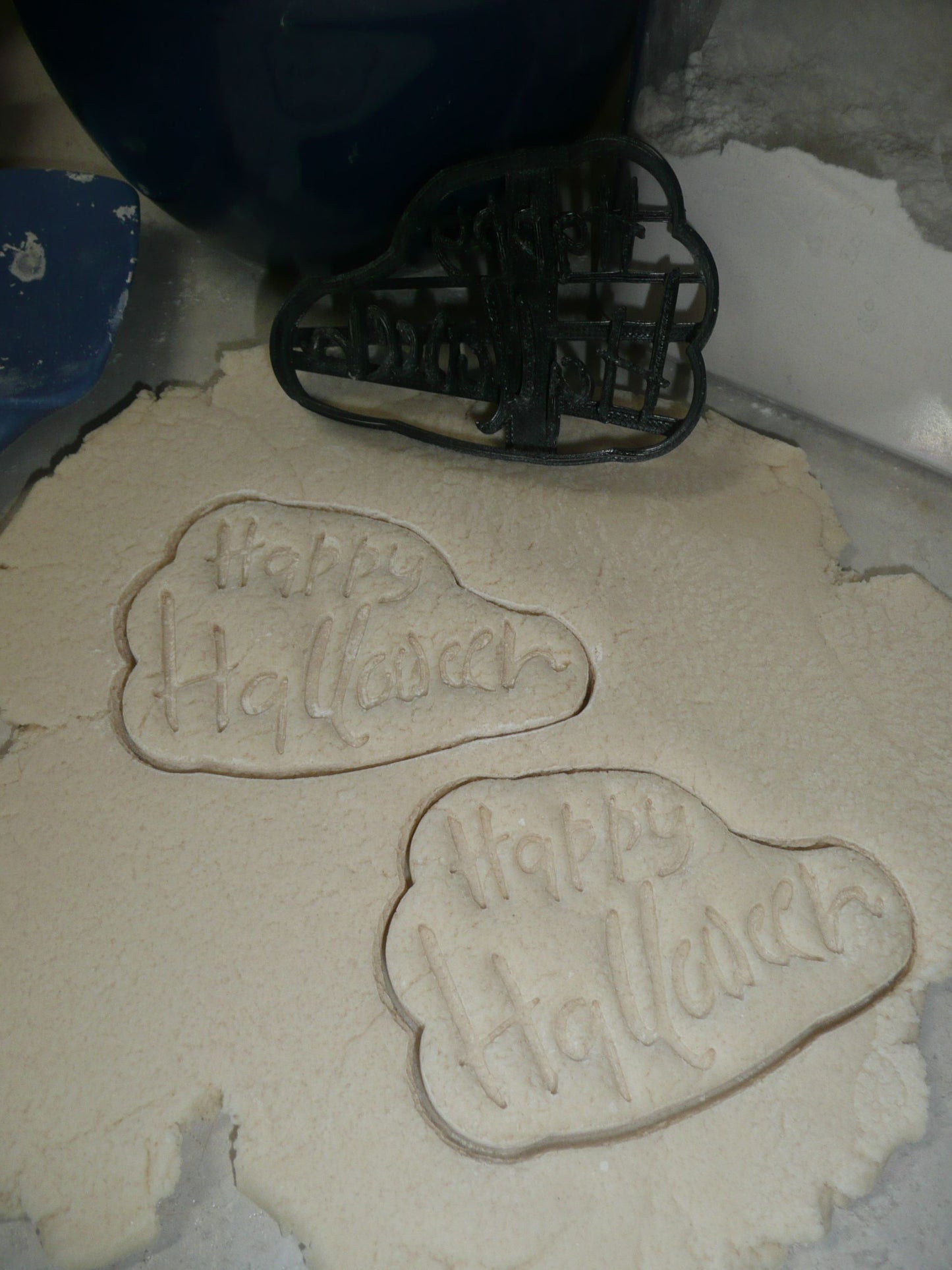 Happy Halloween Words Scary Font Letters Cookie Cutter Made In USA PR3022