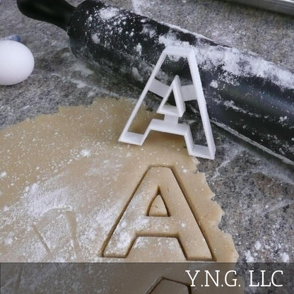 Letter A Initial Alphabet Letters Cookie Cutter Baking Tool USA PR107A