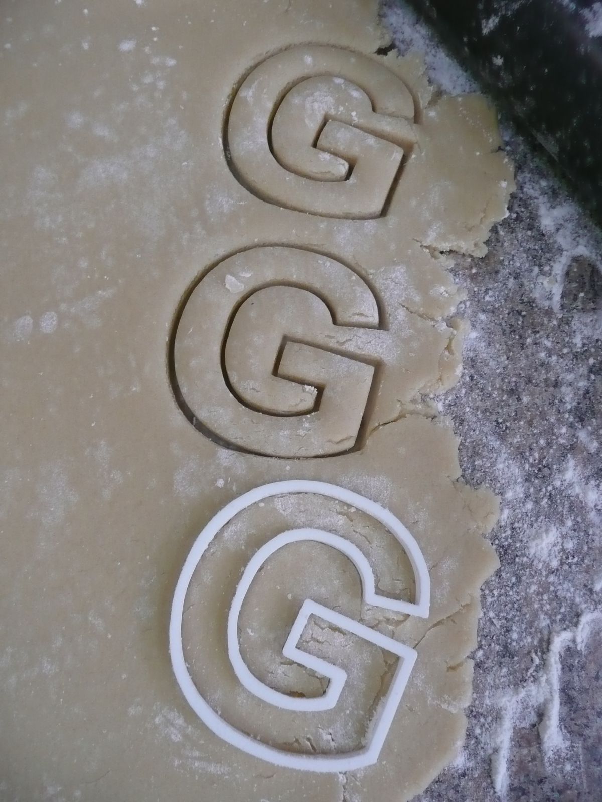 Letter G Initial Alphabet Letters Cookie Cutter Baking Tool USA PR107G
