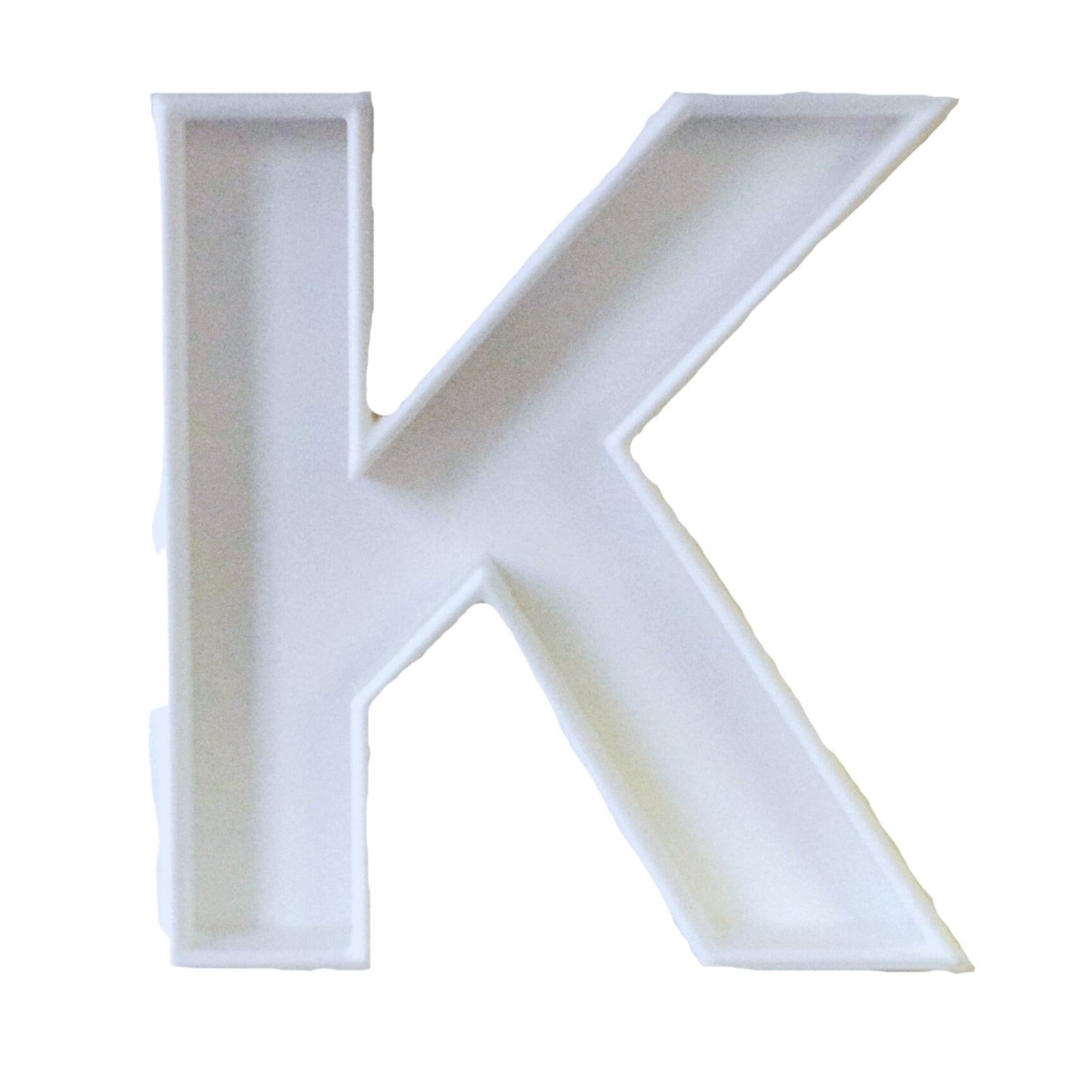 6x Letter K Alphabet Fondant Cutter Cupcake Topper 1.75 IN USA FD107K