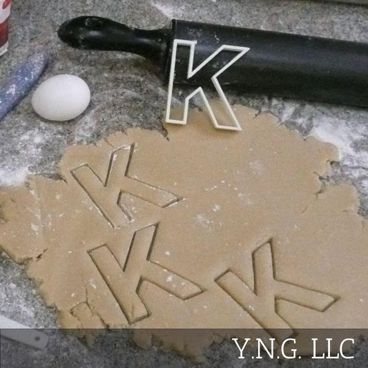 Letter K Initial Alphabet Letters Cookie Cutter Baking Tool USA PR107K