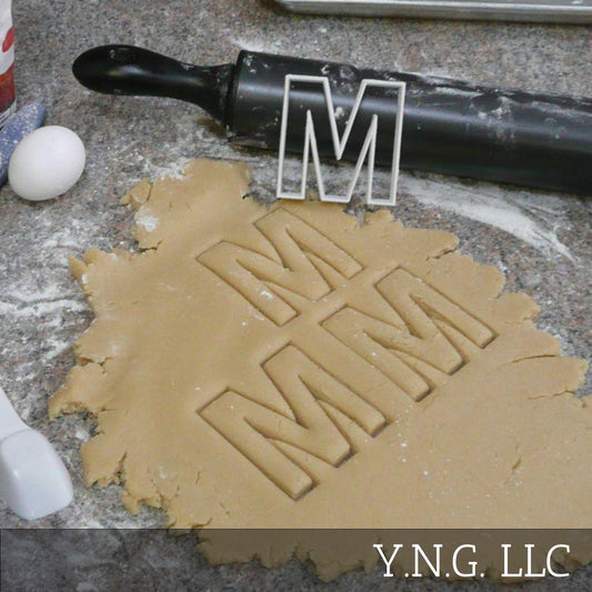 Letter M Initial Alphabet Letters Cookie Cutter Baking Tool USA PR107M