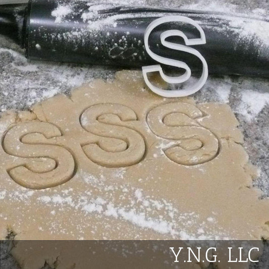 Letter S Initial Alphabet Letters Cookie Cutter Baking Tool USA PR107S