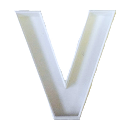 6x Letter V Alphabet Fondant Cutter Cupcake Topper 1.75 IN USA FD107V