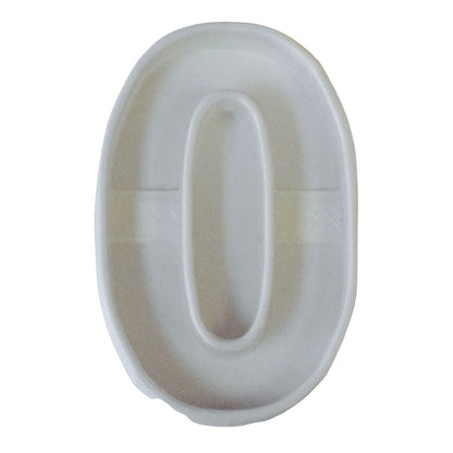 6x Number Zero 0 Fondant Cutter Cupcake Topper 1.75 IN USA FD108-0