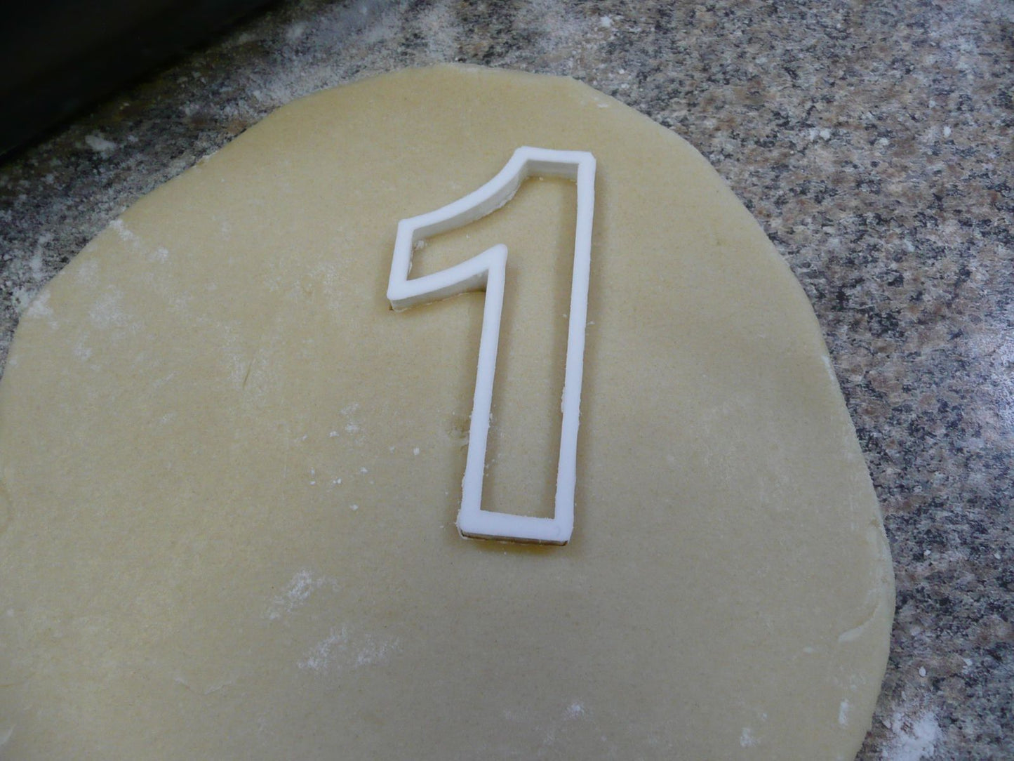 Number 1 One Cookie Cutter Baking Tool 3D Printed USA PR108-1