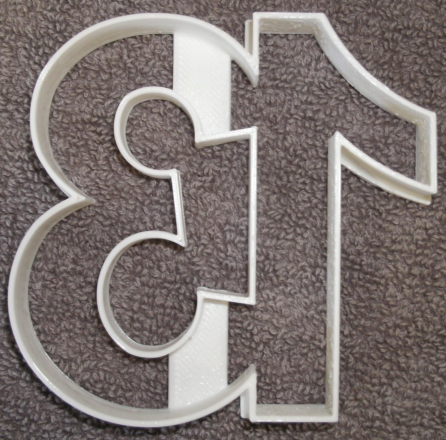 6x Number 13 Thirteen Fondant Cutter Cupcake Topper 1.75 IN USA FD108-13
