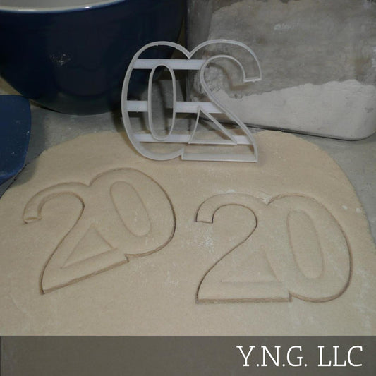 Number 20 Twenty Birthday Anniversary Party Cookie Cutter Made in USA PR108-20