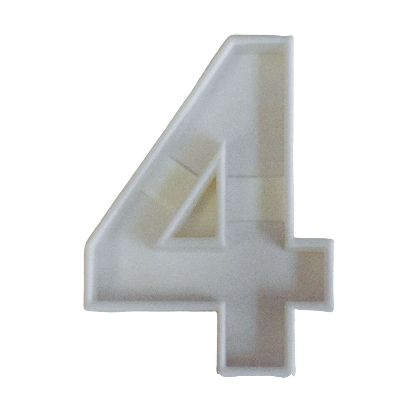 6x Number Four 4 Fondant Cutter Cupcake Topper 1.75 IN USA FD108-4