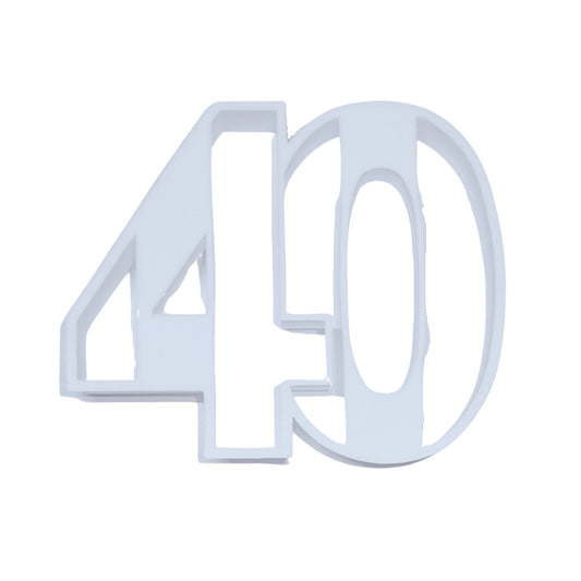 6x Number 40 Forty Fondant Cutter Cupcake Topper 1.75 IN USA FD108-40