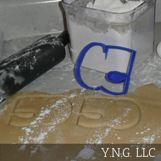 Number 50 Fifty Anniversary Birthday Sports Cookie Cutter USA PR108-50