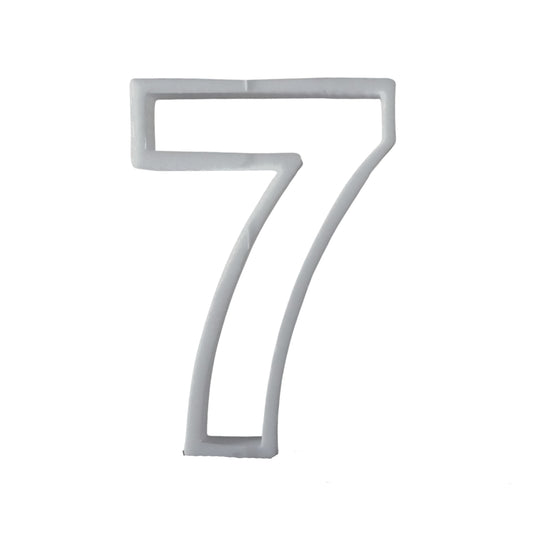 6x Number Seven 7 Fondant Cutter Cupcake Topper 1.75 IN USA FD108-7