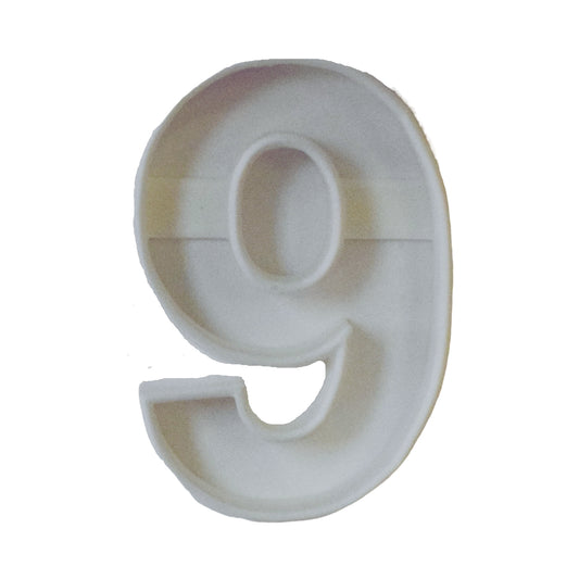 6x Number Nine 9 Fondant Cutter Cupcake Topper 1.75 IN USA FD108-9