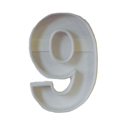 6x Number Nine 9 Fondant Cutter Cupcake Topper 1.75 IN USA FD108-9