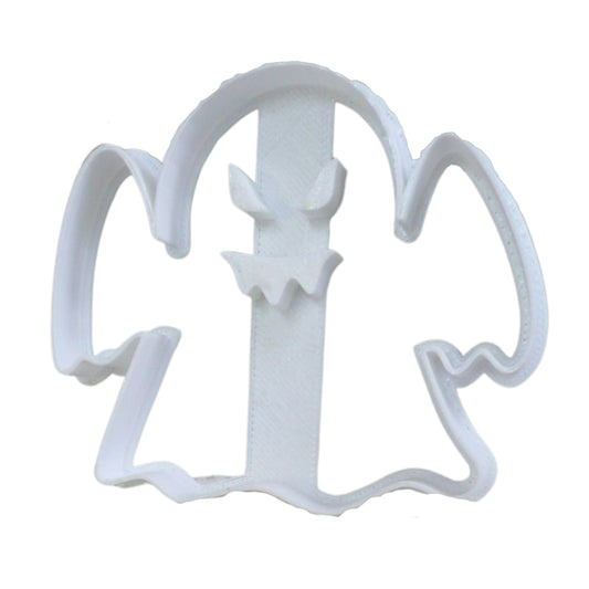 6x Ghost Halloween Fondant Cutter Cupcake Topper 1.75 IN USA FD110