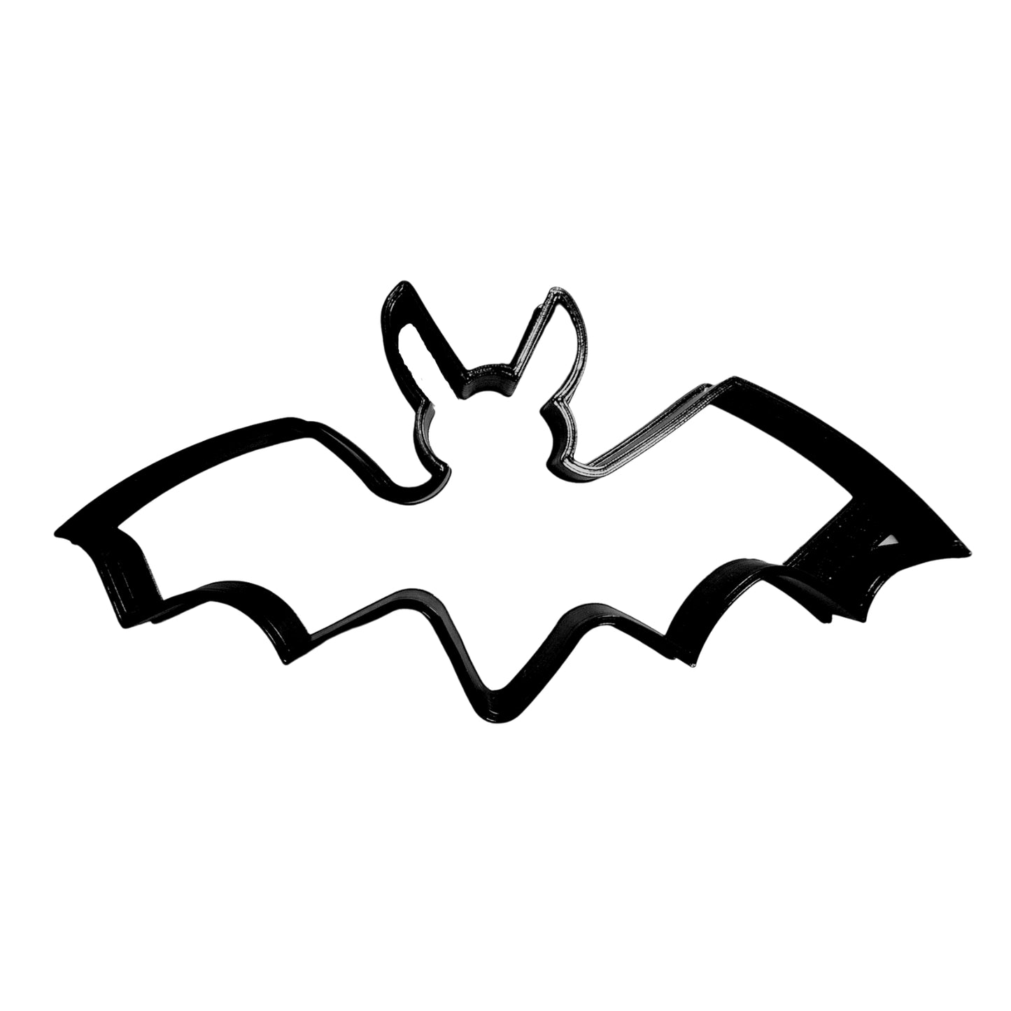 6x Scary Bat Outline Fondant Cutter Cupcake Topper 1.75 IN USA FD116