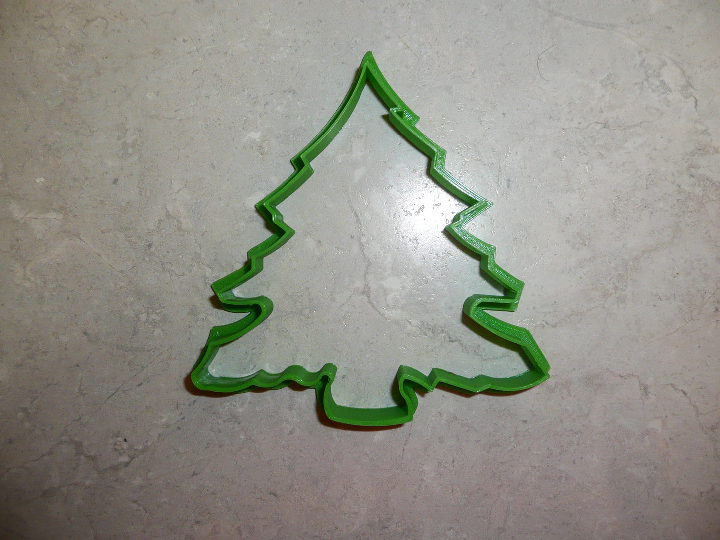 6x Christmas Tree Outline Fondant Cutter Cupcake Topper 1.75 IN USA FD123