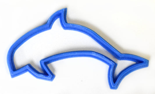 6x Dolphin Outline Fondant Cutter Cupcake Topper 1.75 IN USA FD182