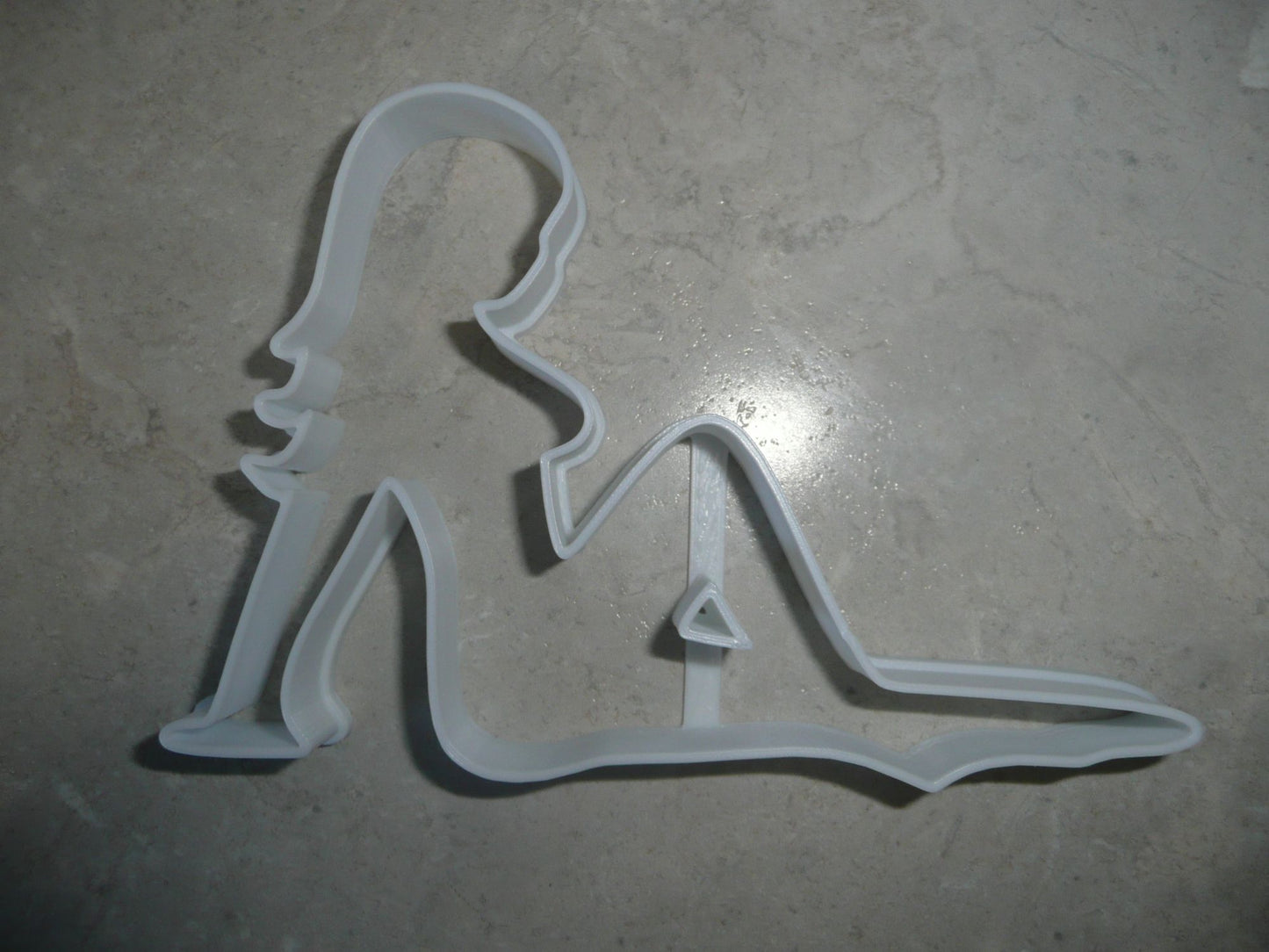 6x Mud Flap Mudflap Girl Fondant Cutter Cupcake Topper 1.75 IN USA FD183