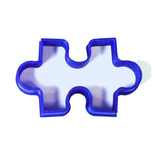 6x Puzzle Piece Outline Fondant Cutter Cupcake Topper 1.75 IN USA FD184