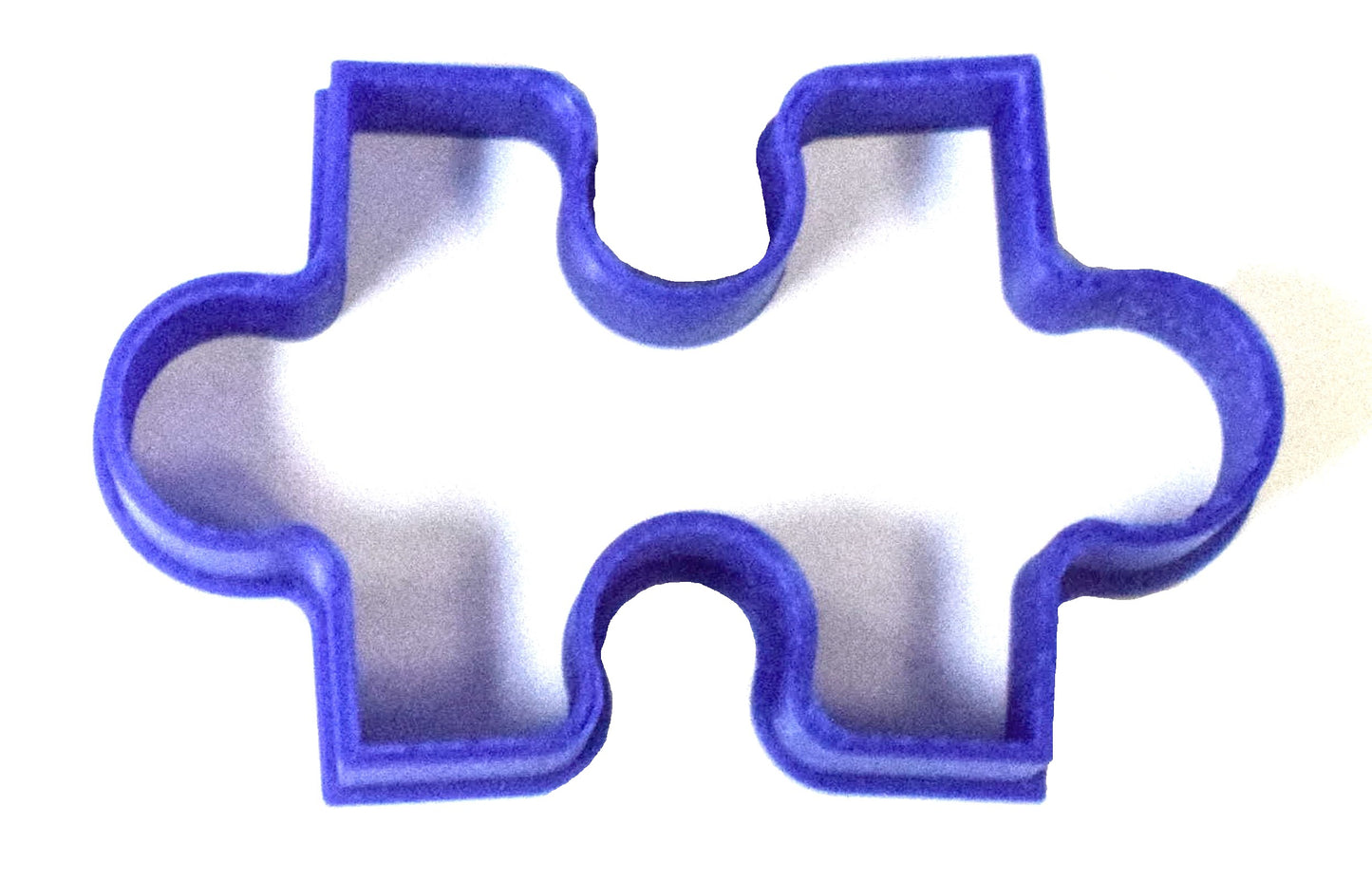 6x Puzzle Piece Outline Fondant Cutter Cupcake Topper 1.75 IN USA FD184