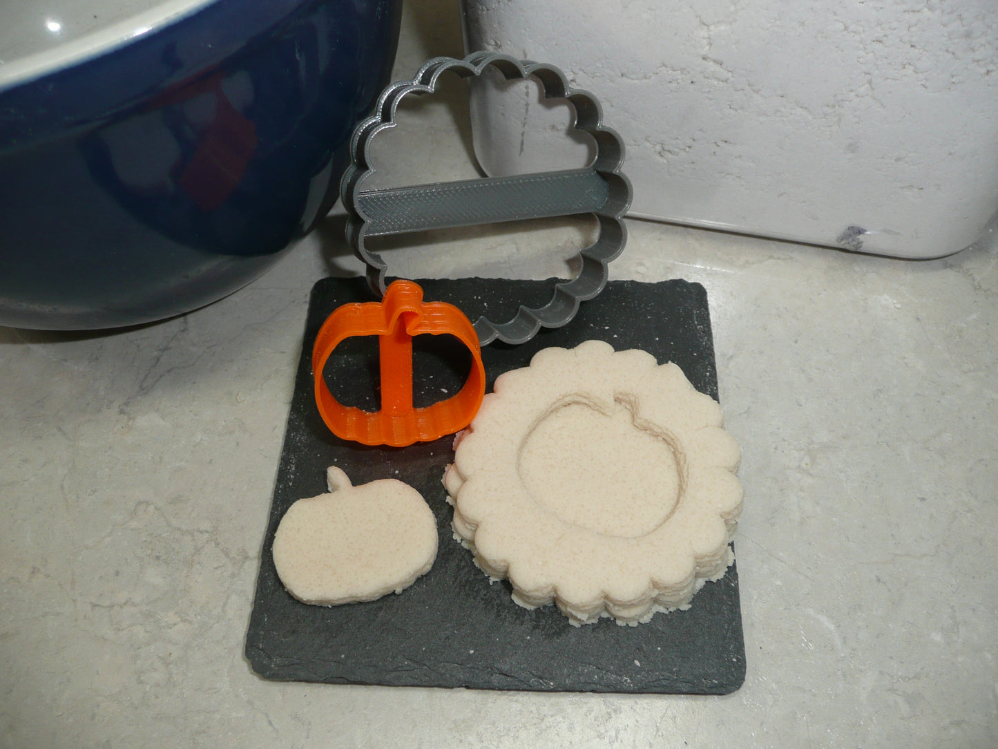 Pumpkin Linzer Jam Filled Cookies Set Of 2 Cookie Cutters USA PR1867