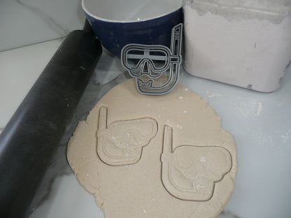 Snorkeling Mask Flippers Reef Fish Set Of 4 Cookie Cutters Made In USA PR1978