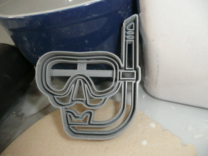 Snorkeling Mask Flippers Reef Fish Set Of 4 Cookie Cutters Made In USA PR1978