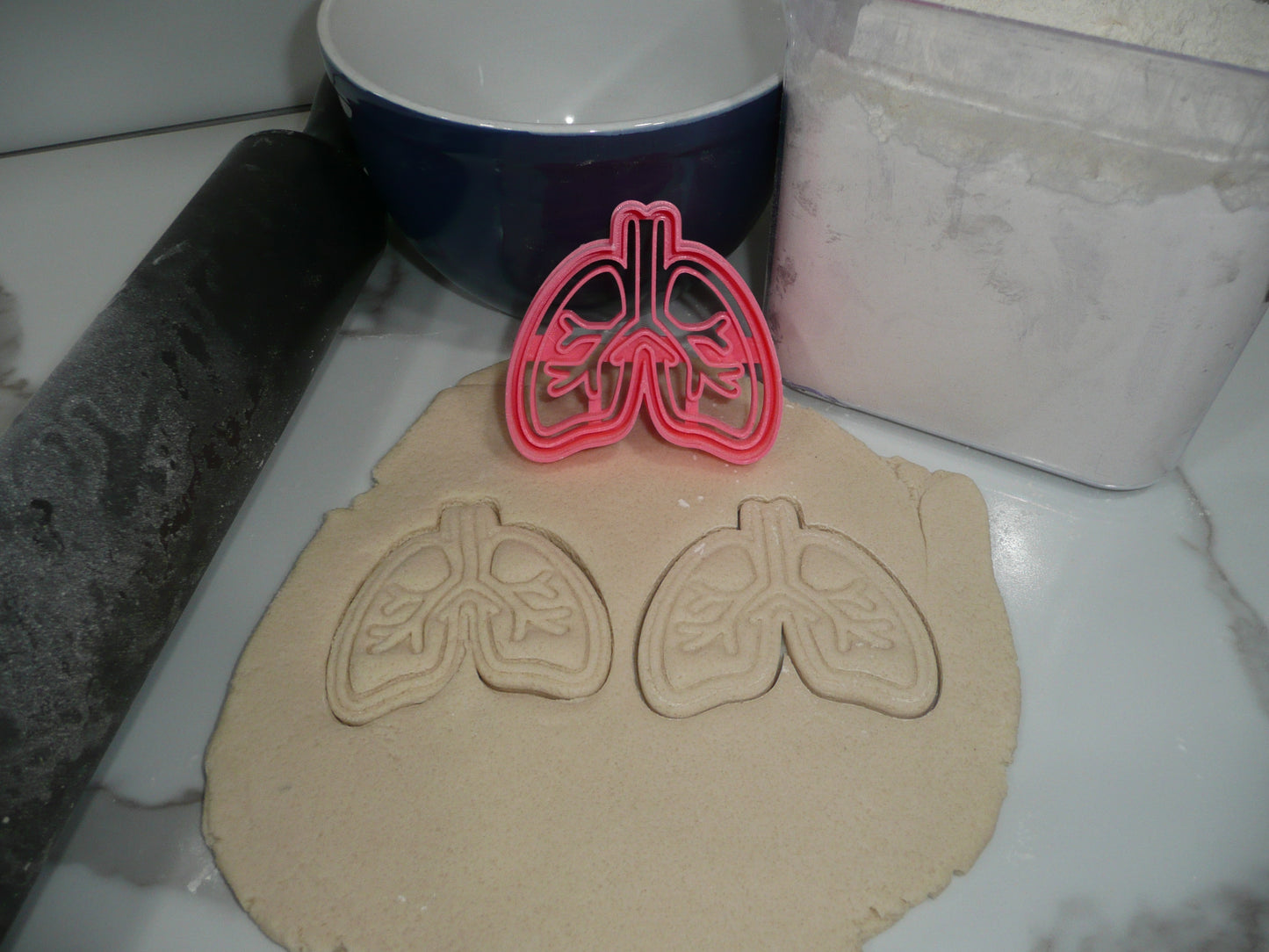 Organs Brain Heart And Lungs Set Of 3 Cookie Cutters Made In USA PR1985